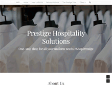 Tablet Screenshot of prestige-hospitality.net